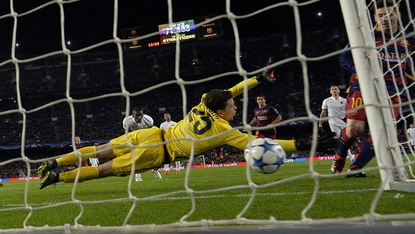 La partita della Roma e l'allenamento del Barcellona