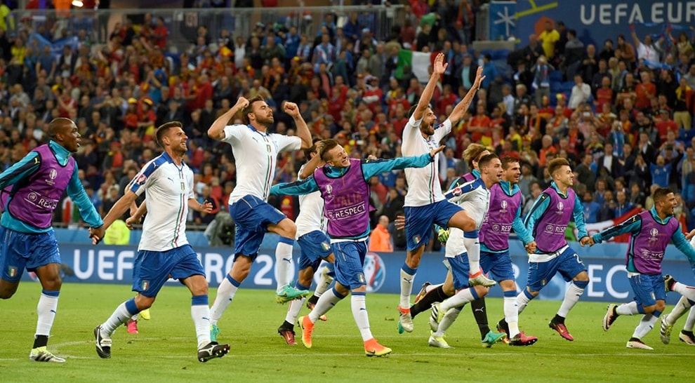 Euro 2016, Belgio-Italia 0-2