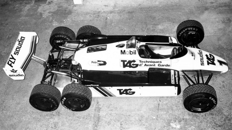 La Formula 1 e i prototipi progettati a sei ruote