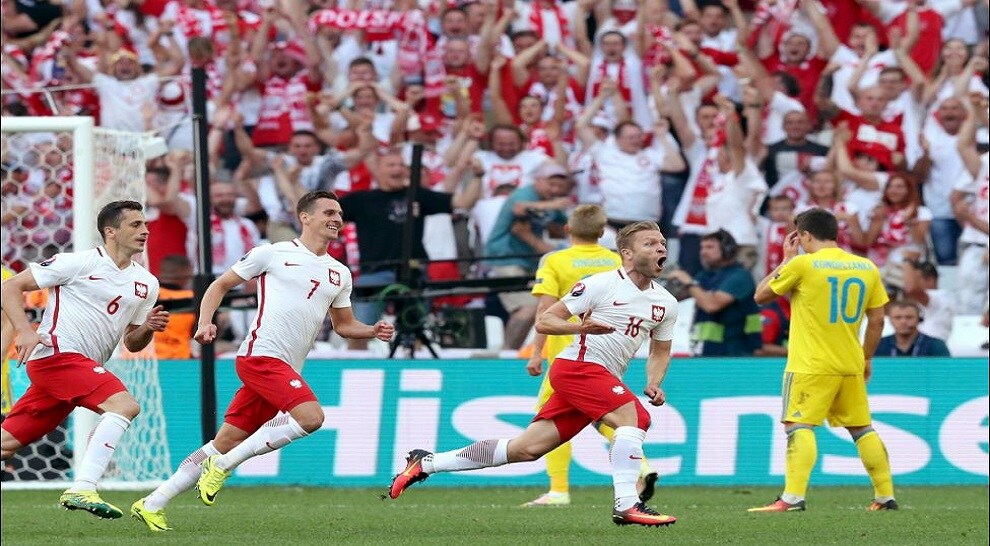 Euro 2016, Ucraina-Polonia 0-1