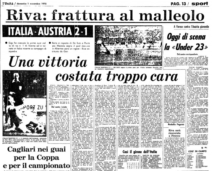 Gigi Riva, Brera e il boia del Prater