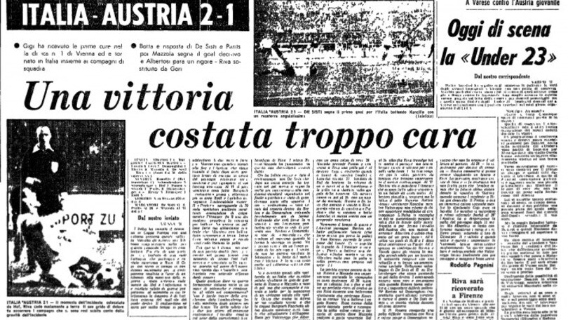 Gigi Riva, Brera e il boia del Prater