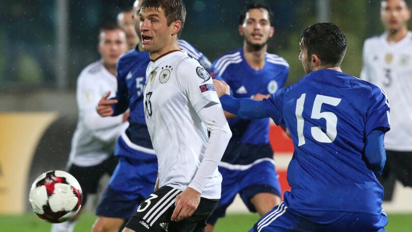 Müller e gli over con San Marino