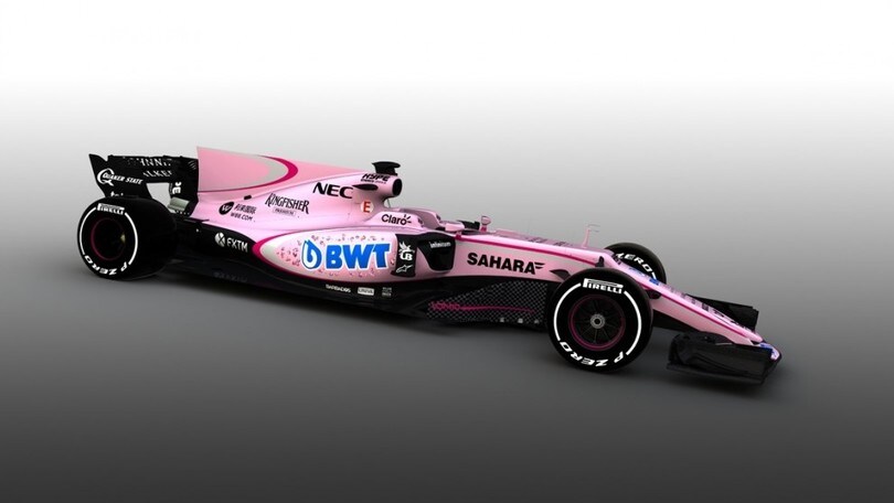 Force India ed il rosa nelle livree di F1
