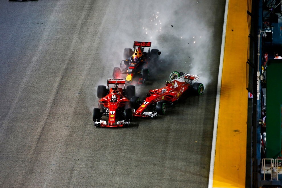 F1, disastro Ferrari a Singapore