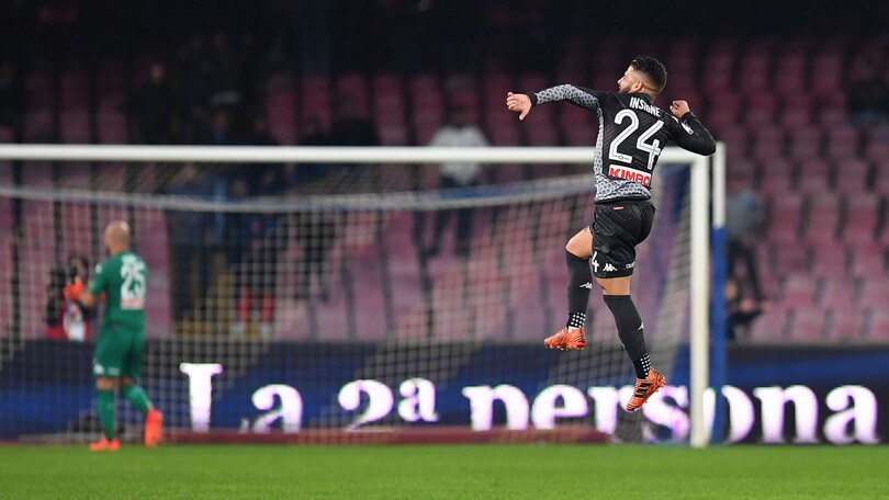 Il Napoli vola con Insigne