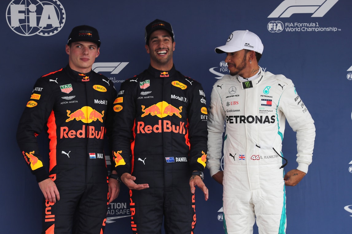 F1 Messico: Ricciardo e la pole in extremis su Verstappen