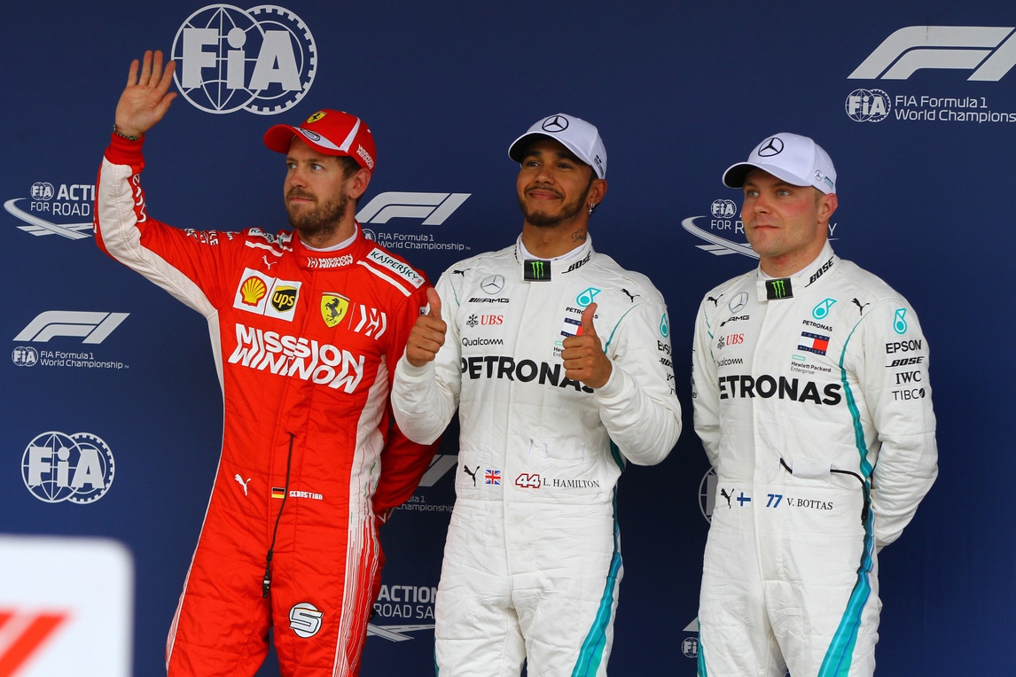 F1 Brasile: Hamilton in pole, Vettel secondo con reprimenda e multa