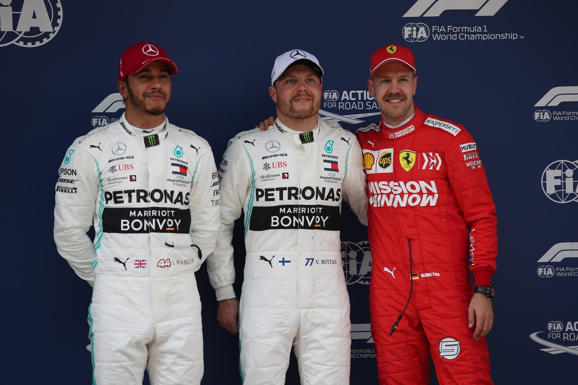 Qualifiche Gp Cina: Bottas in pole, Ferrari in seconda fila