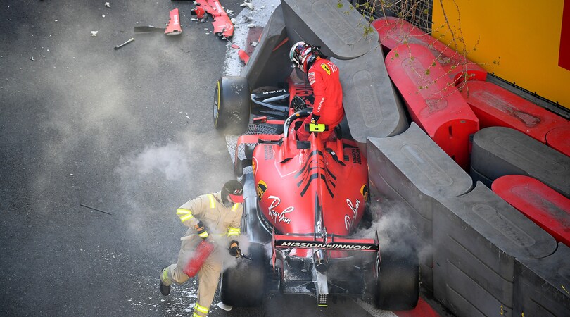 Leclerc e la mancata pole a Baku