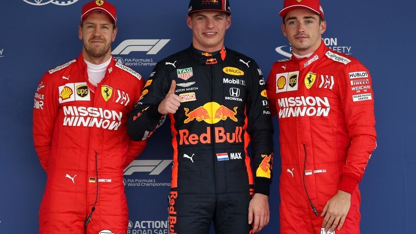 F1 Messico: prima fila Ferrari, Verstappen penalizzato