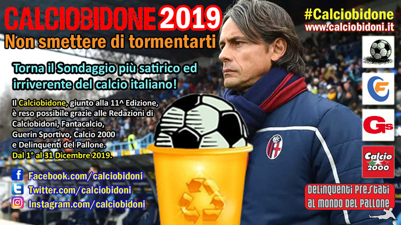 Tornano i flop del calcio: vota il Calciobidone 2019!