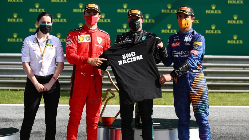 F1 Austria: Bottas primo, Leclerc e Norris sul podio