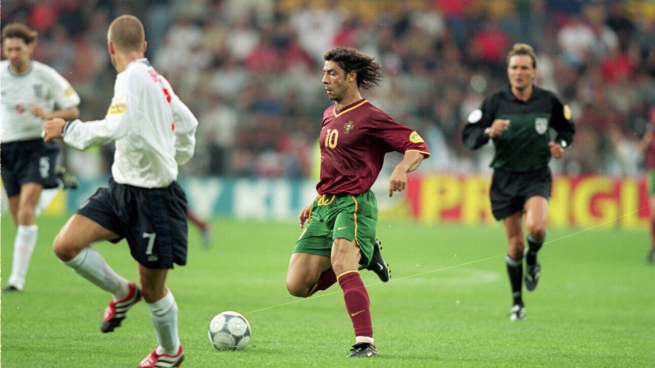 Portogallo-Inghilterra Euro 2000, remuntada con Rui Costa e Figo al top