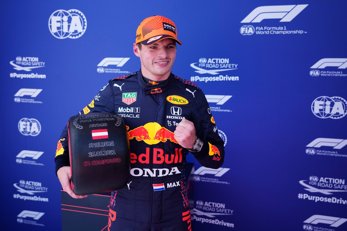 Verstappen e la prima pole Red Bull in Stiria