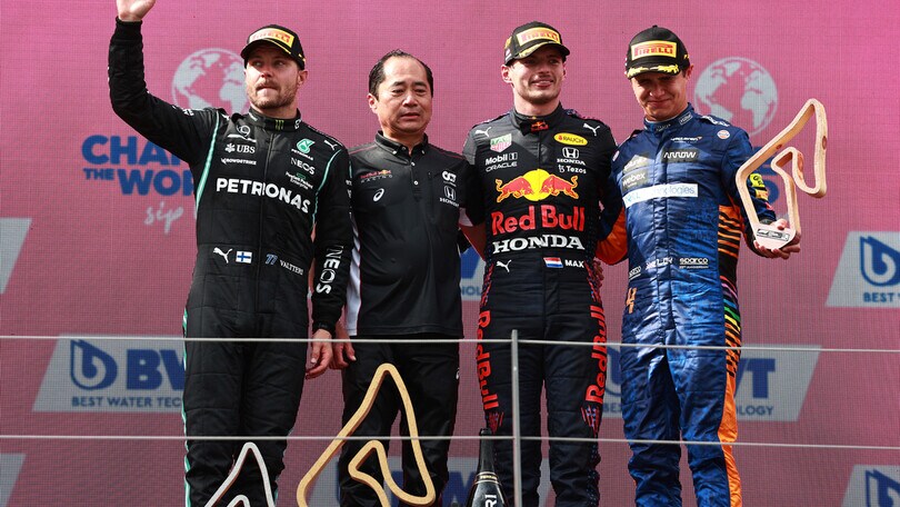 Verstappen e il cinquantesimo podio in Formula 1