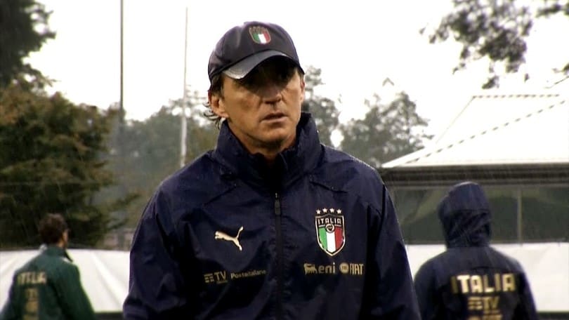 L’allenamento della Nazionale in previsione del match con gli spagnoli