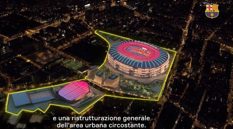 Restyling Camp Nou, il video del Barcellona è da brividi