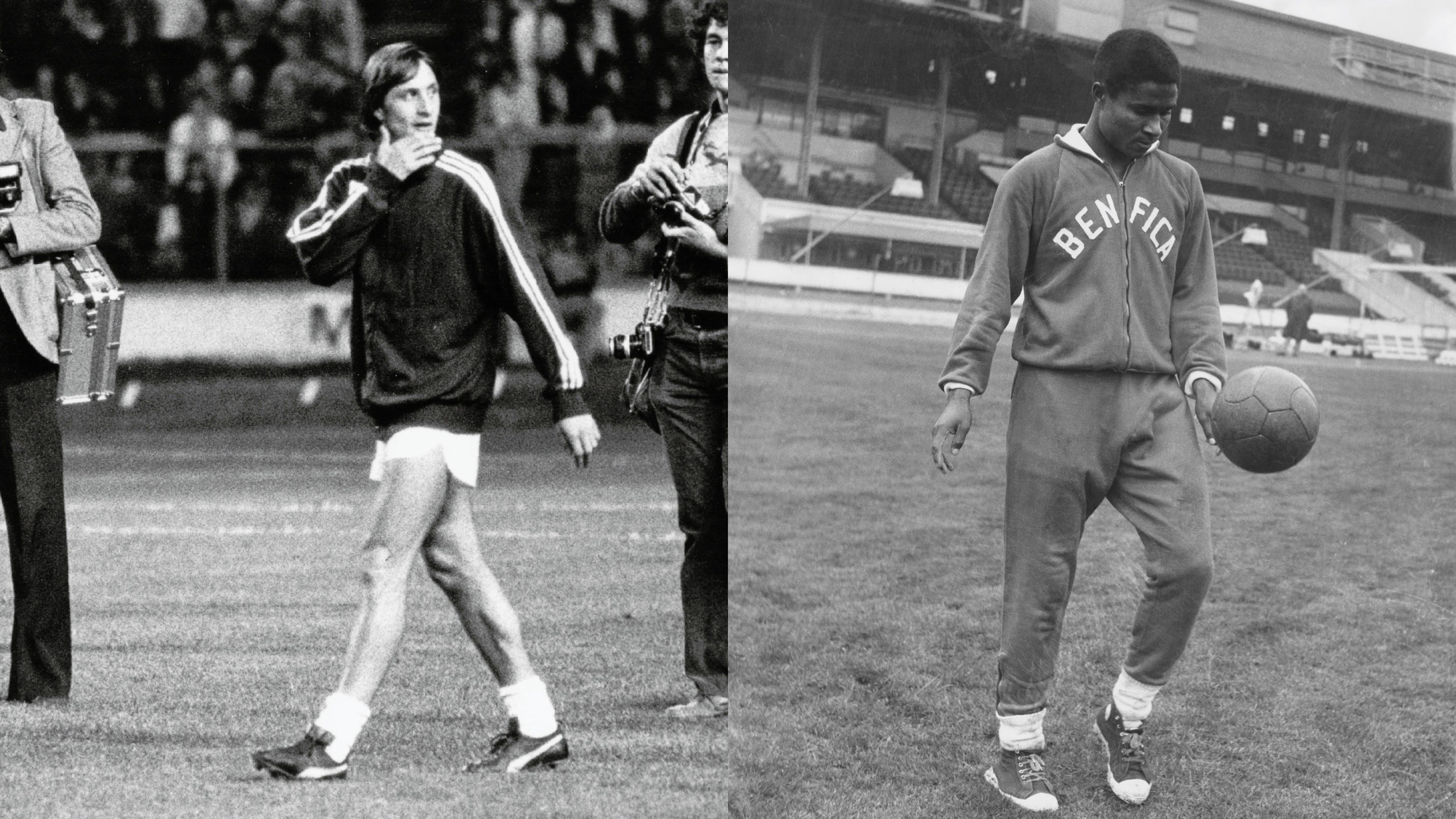 Ajax-Benfica: Cruijff contro Eusebio e quella sfida infinita nel 1969