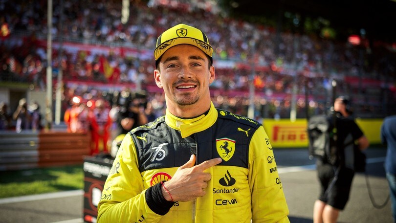 Leclerc, è pole Ferrari a Monza!
