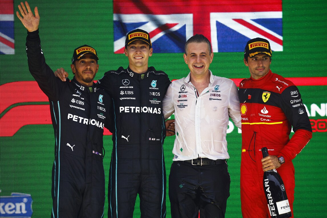Russell-Hamilton, è doppietta Mercedes in Brasile!