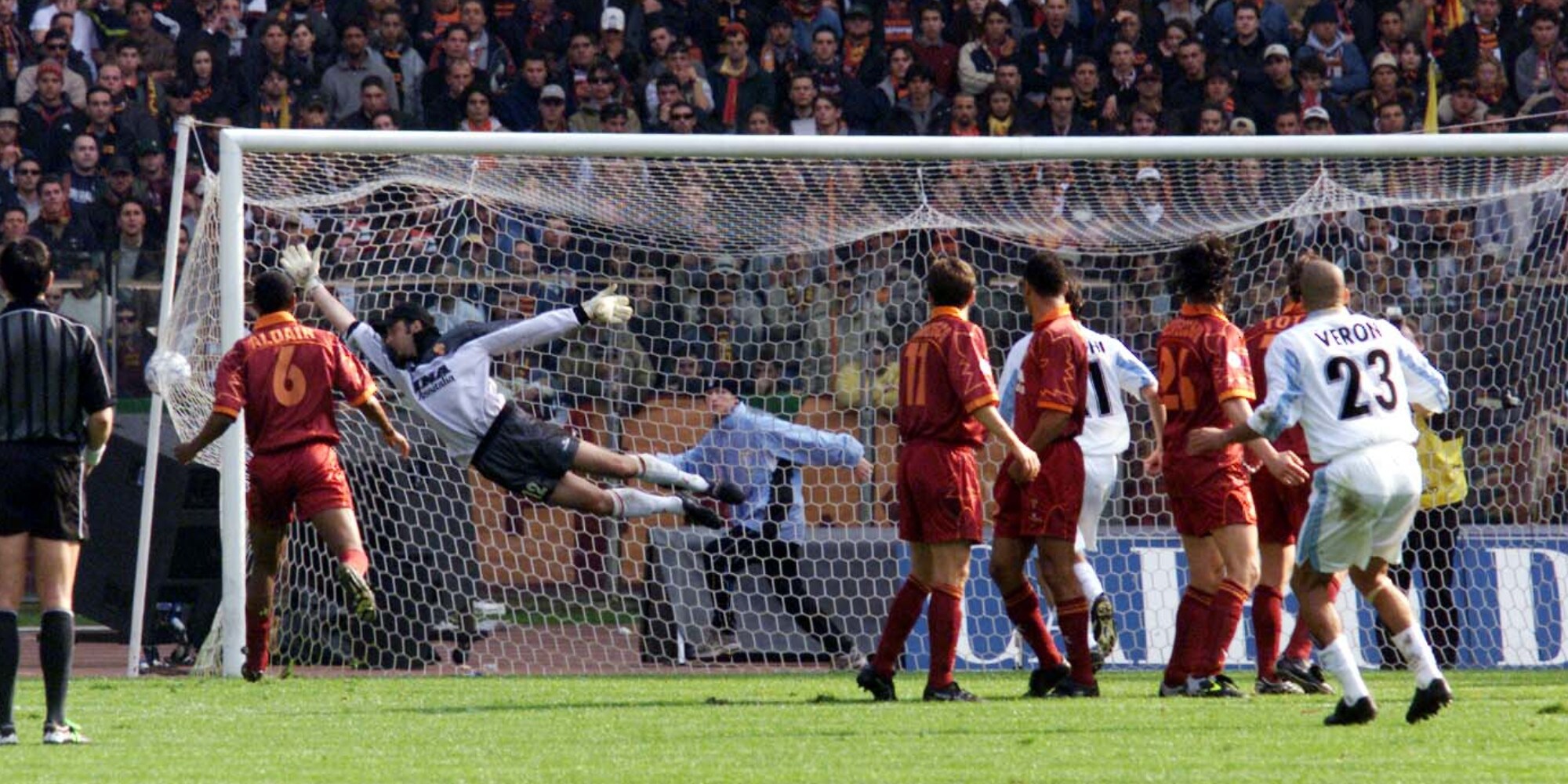 Lazio-Roma: quando la punizione di Veron regalò il derby a Eriksson