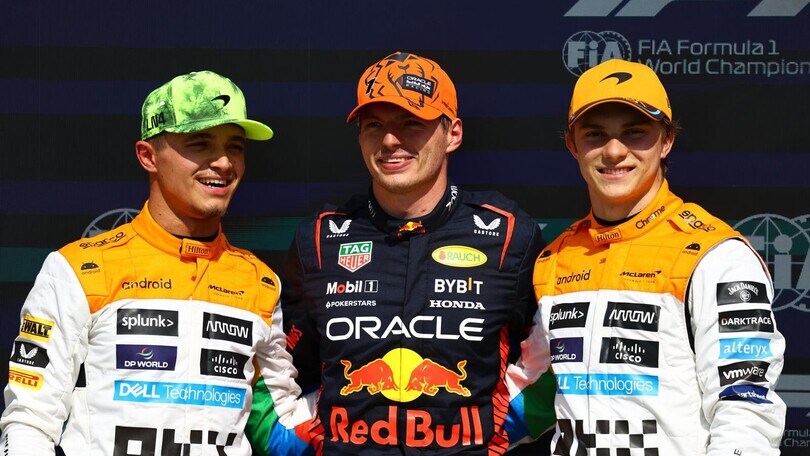 F1 Silverstone: Verstappen in pole, McLaren in decisa ripresa