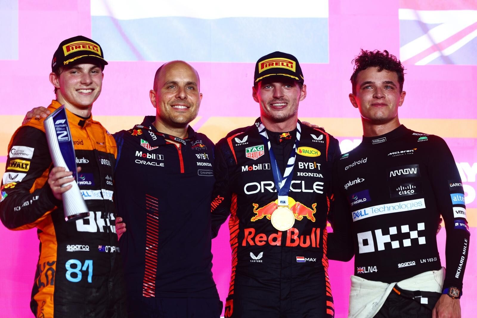 F1 Qatar: vince Verstappen, doppio podio McLaren con Piastri e Norris
