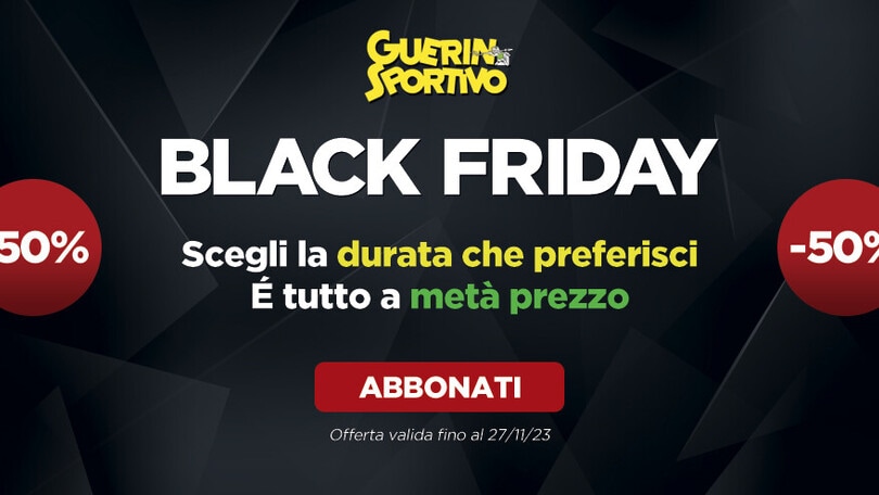 Balck Friday: occasioni imperdibili sugli abbonamenti Guerin Sportivo