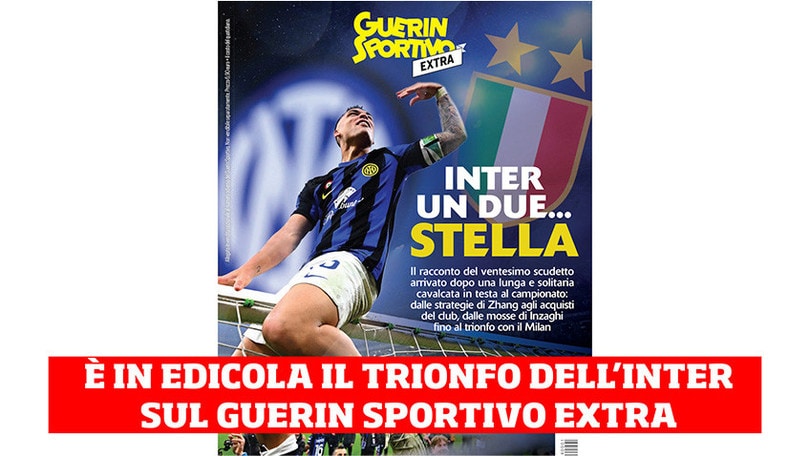 L'avventura trionfale dell'Inter è in edicola con il Guerin Sportivo