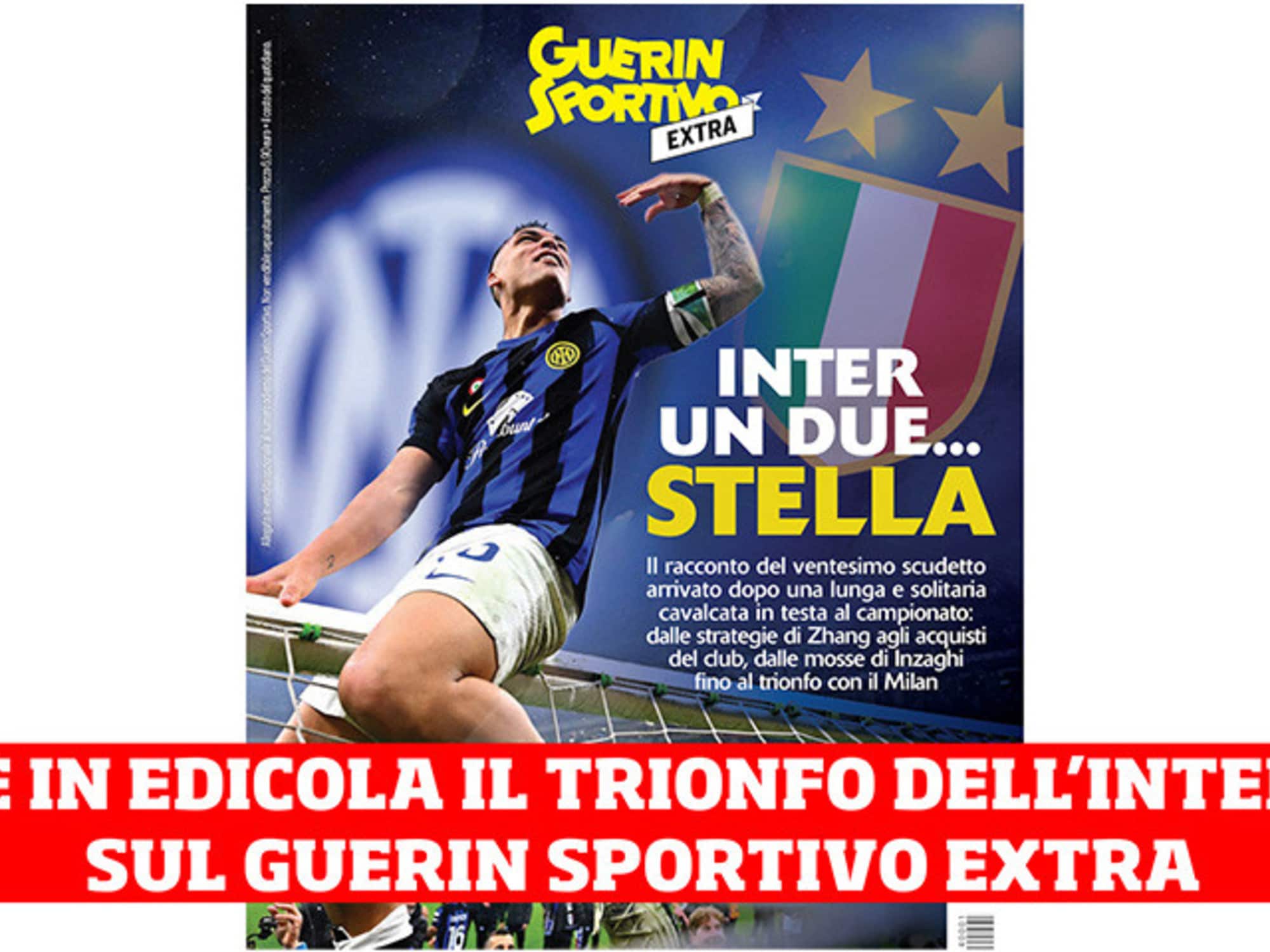 Maxi-poster Guerin Sportivo - Inter Champion D'Italie 17e Scudetto, 71x54 Cm