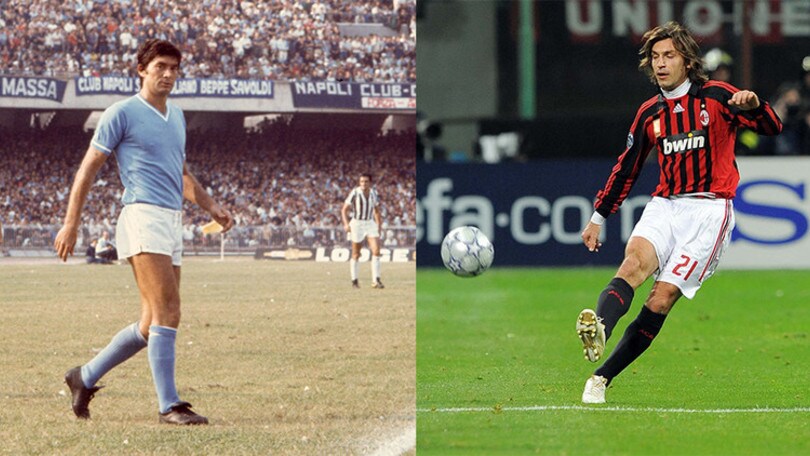 Juliano e Pirlo, registi nella storia