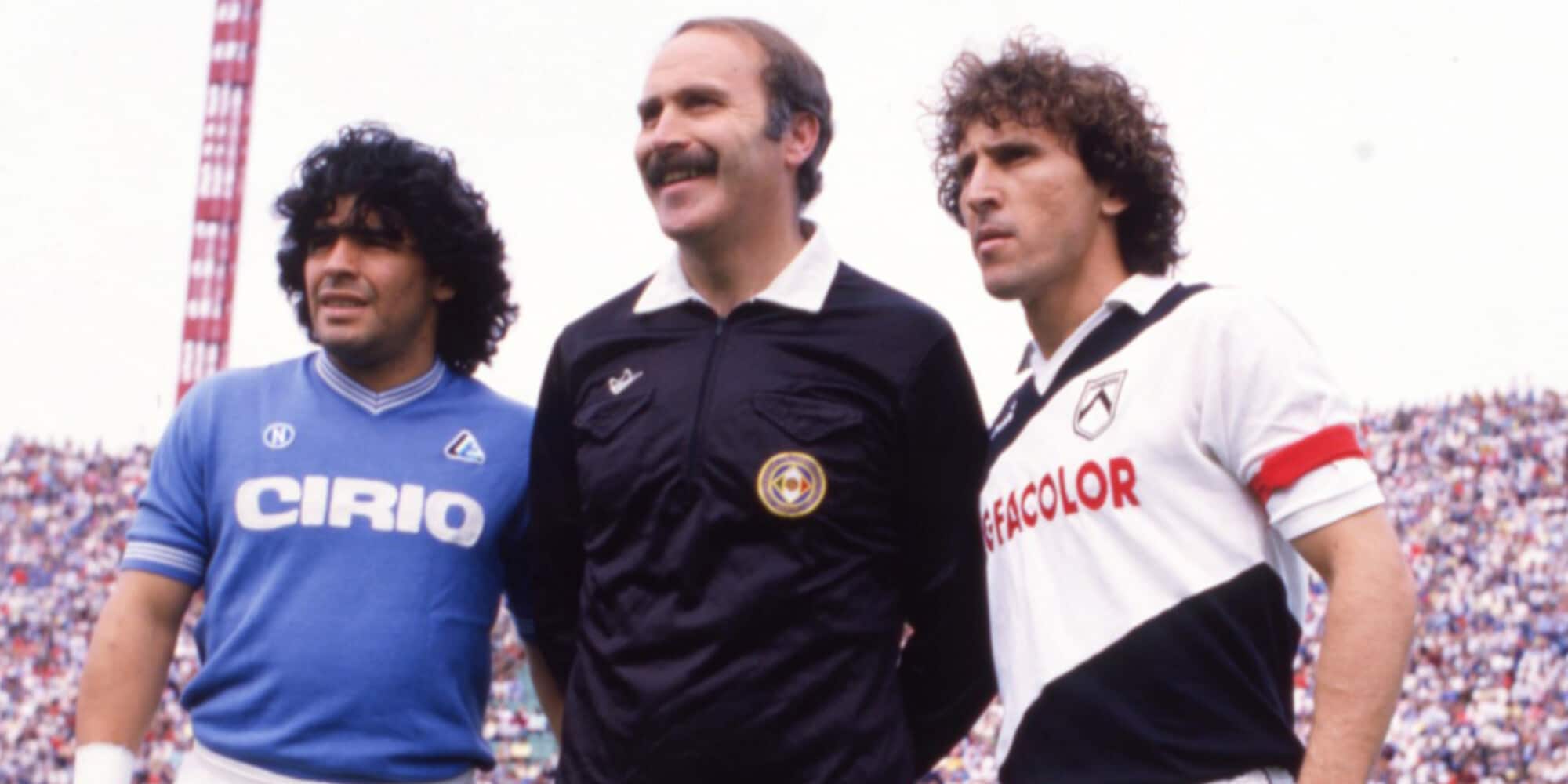 Udinese-Napoli: la partita di Zico e Maradona