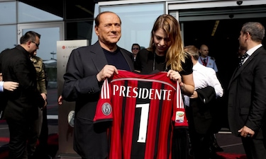 Berlusconi ai saluti