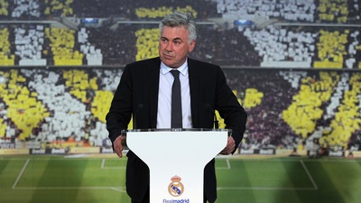 Ancelotti e il sempre scarso allenatore del Real Madrid