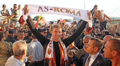 Dzeko, il primo bomber straniero della Roma dai tempi di Batistuta