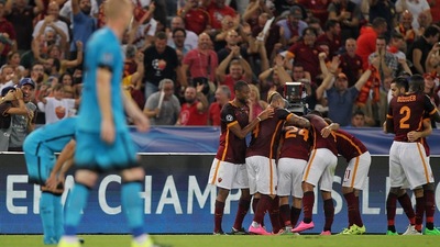 Barcellona-Roma ancora nel segno di Florenzi