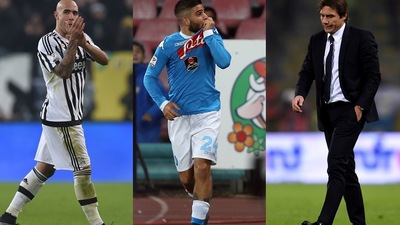 Zaza, Insigne e Conte: tre uomini e una gamba