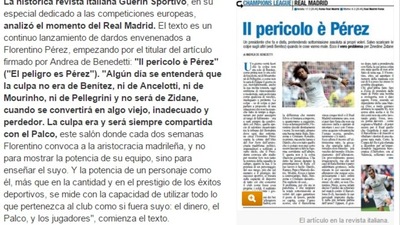 As cita il Guerin Sportivo: al Real il problema è Perez