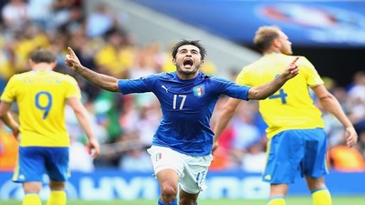 Euro 2016, Italia-Svezia 1-0