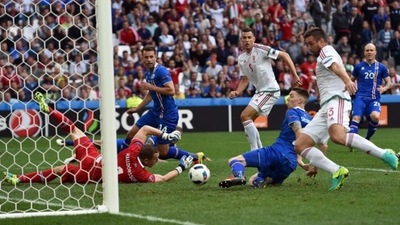 Euro 2016, Islanda-Ungheria 1-1