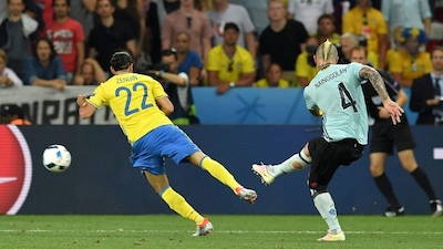 Euro 2016, Svezia-Belgio 0-1