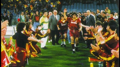 L'addio di Totti e quello di Bruno Conti