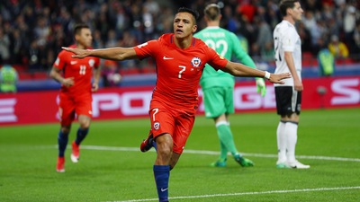 Alexis Sanchez e i gol del Cile
