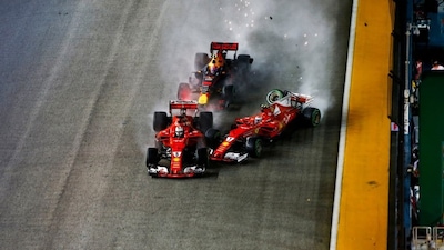 F1, disastro Ferrari a Singapore