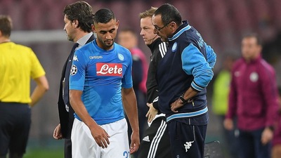 Ghoulam, notte maledetta: rottura del crociato