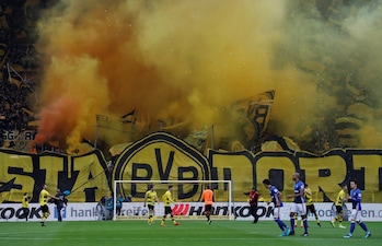 Un muro giallo a Bergamo