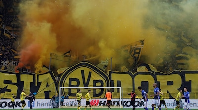Un muro giallo a Bergamo