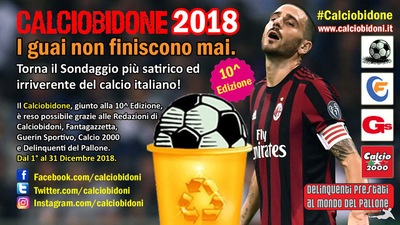 Calciobidone 2018, parte la votazione: ecco tutti i Candidati al titolo