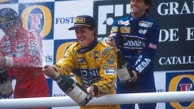 Prost, Senna, Schumacher: un podio per tre campioni